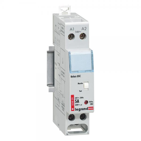 Photo Relais modulaire pour DSC gaz alimentation 24V~ 50Hz - 1 module | Ref : 003859