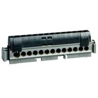 Photo Bornier de rpartition isol IP2X phase - 1 connexion 6  25mm - longueur 141mm | Ref : 004855