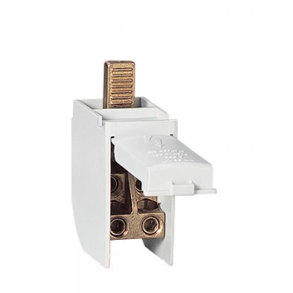 Photo Répartiteur associable 1P 125A 16 connexions max par barreau - 2 modules DIN | Ref : 004871
