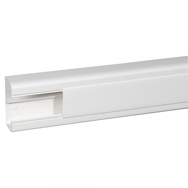 Photo Goulotte 1 compartiment 50x105mm DLP monobloc - blanc | Ref : 010424