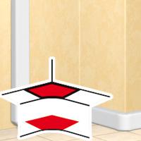 Photo Angle intérieur pour goulottes DLP monobloc 50x80mm ou 50x105mm - blanc | Ref : 010602