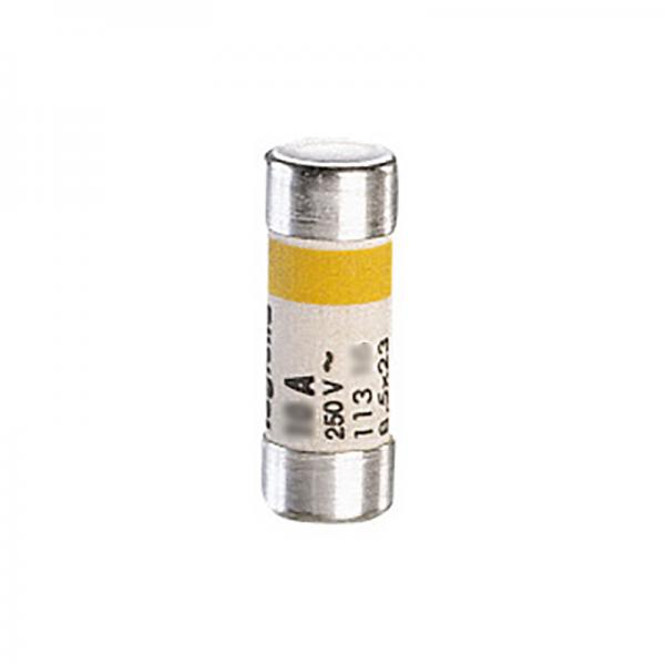 Photo Cartouche cylindrique domestique 8,5x23mm avec voyant - 10A | Ref : 011410