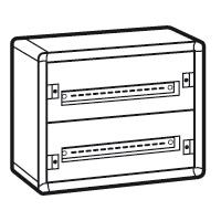 Photo Coffret distribution mtal XL160 2 ranges 450x575x147mm - 48 modules | Ref : 020002