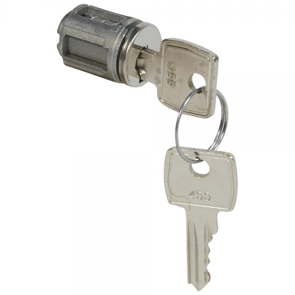 Photo Barillet à clé type455 - porte métal/vitrée XL³800/XL³400/XL³160 - 1 Jeu 2 clés | Ref : 020292