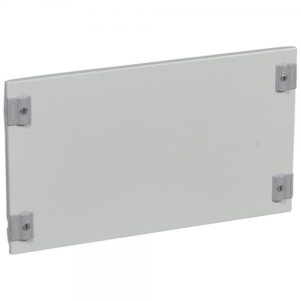 Photo Plastron plein mtal 1/4 tour pour coffrets et armoires XL400 - hauteur 300mm | Ref : 020344