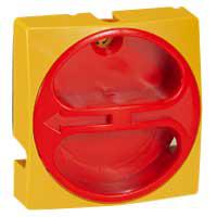Photo Manette - interrupteur-sectionneur rotatif - composable -cadenas -20-63A -jaune | Ref : 022250