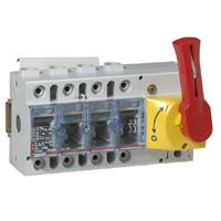 Photo Interrupteur-sectionneur Vistop 100A - 4P commande frontale et poignée rouge | Ref : 022322