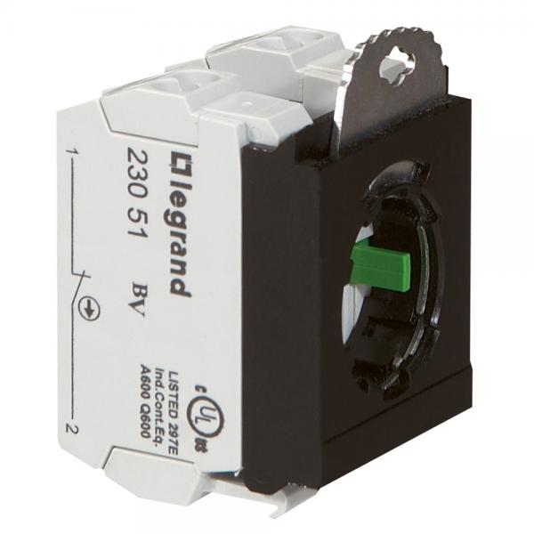 Photo Osmoz compo - sous-ensemble bloc - tête non lum - à ressort - NO + NF - 3 postes | Ref : 023105