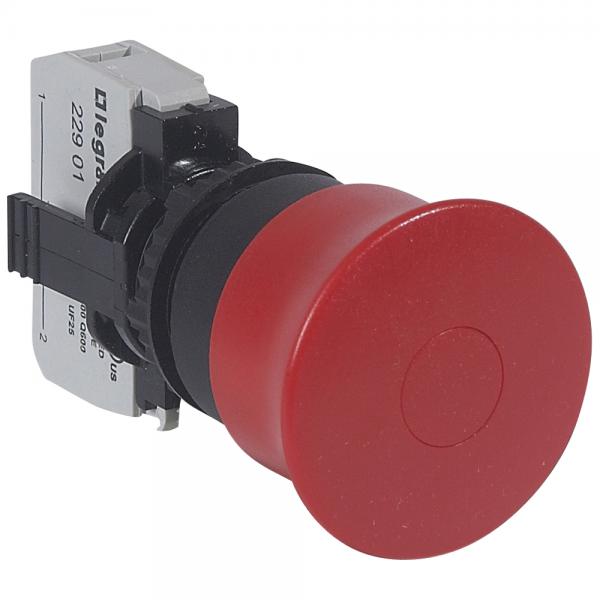Photo Coup de poing  accrochage non lumineux Osmoz complet IP69 40 - pousser-tirer | Ref : 023721