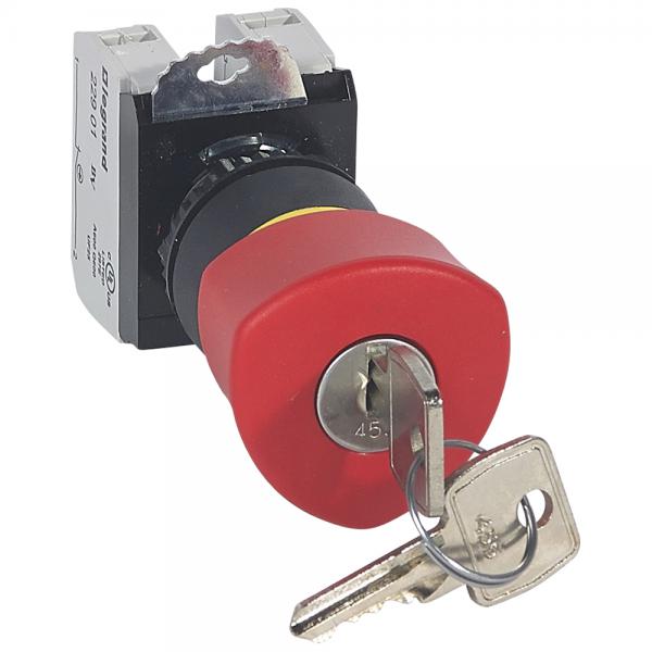 Photo Coup de poing accrochage non lumineux Osmoz complet IP69 40 EN 418  cl -rouge | Ref : 023727