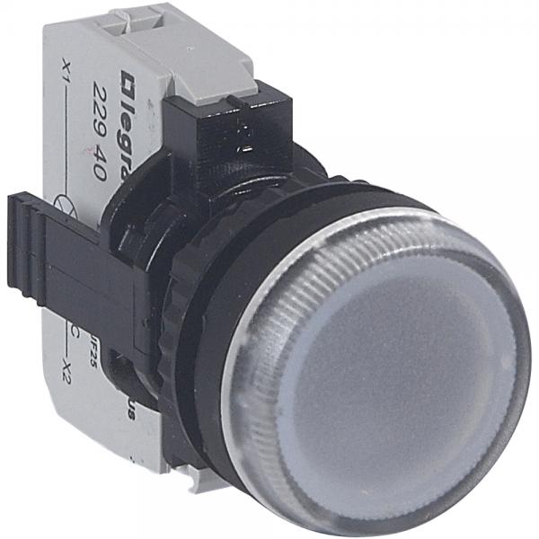 Photo Voyant lumineux Osmoz complet IP69 blanc - 230V~ | Ref : 023790