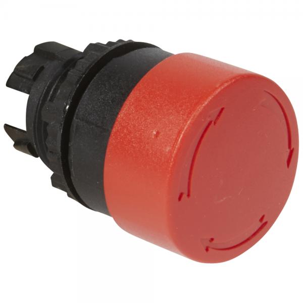 Photo Coup de poing 32 pousser-tourner coupure d'urgence IP69 Osmoz composable -rouge | Ref : 023880