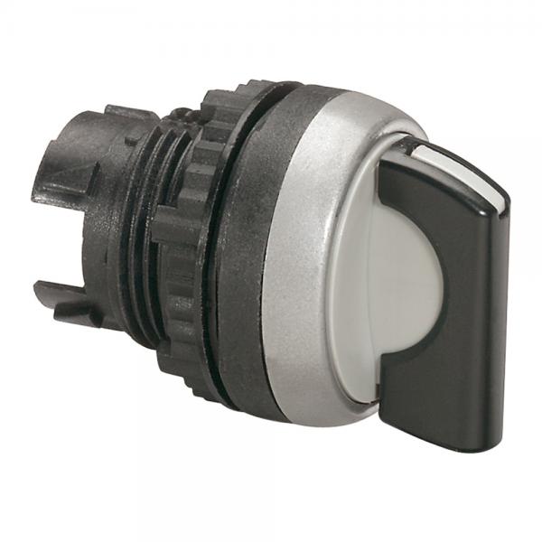 Photo Osmoz compo - bouton tournant non lum - manette - 2 posit. fixes (0 à 12h) noir | Ref : 023907
