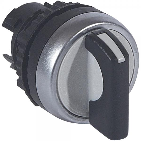Photo Osmoz compo - bouton tournant non lum - manette - 3 posit. droite 45° - noir | Ref : 023927