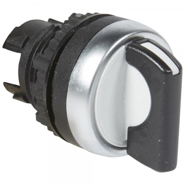 Photo Osmoz compo - bouton tournant non lum - manette - 3 posit. d et g 45° - noir | Ref : 023928