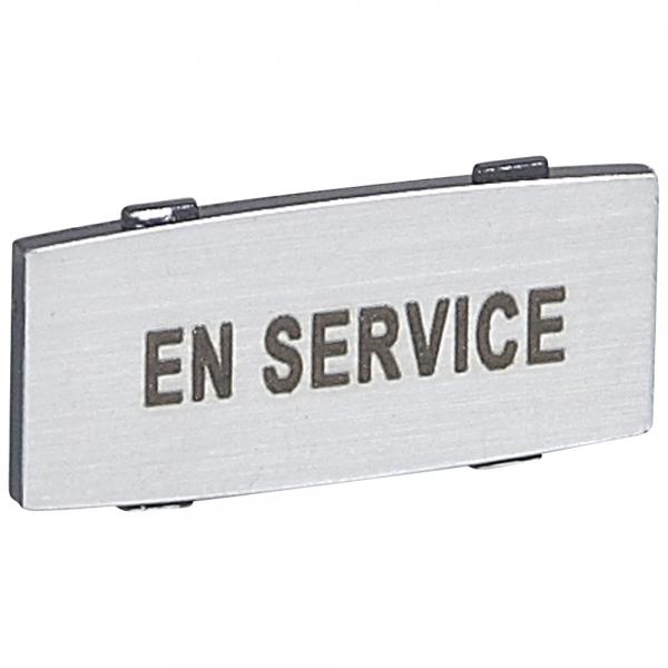 Photo Insert Osmoz avec texte - alu - petit modle avec marquage EN SERVICE | Ref : 024335
