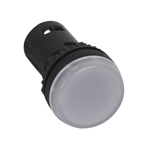Photo Voyant monobloc avec LED intgre IP69 Osmoz complet - blanc - 24V~ ou 24V= | Ref : 024600
