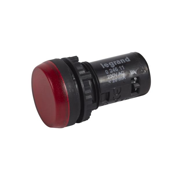 Photo Voyant monobloc avec LED intgre IP69 Osmoz complet - rouge - 230V~ | Ref : 024611