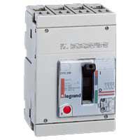 Photo Disjoncteur magnétothermique DPX250 pouvoir de coupure 36kA 400V~ - 4P - 160A | Ref : 025348