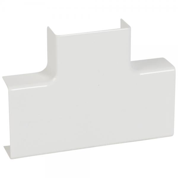 Photo Drivation en T pour moulure DLPlus 40x12,5mm ou 40x16mm - blanc | Ref : 030207