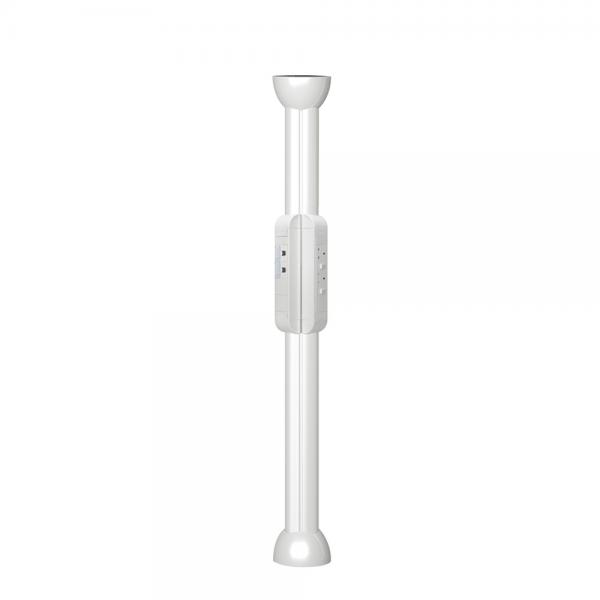 Photo Colonne 4 compartiments � �quiper DLP - hauteur 3,90m - blanc | Ref : 030707