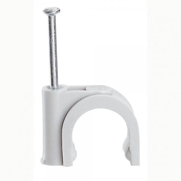 Photo Attache Fixfor grise RAL7035 pour câble rond Ø10mm | Ref : 031529