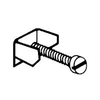 Photo Griffes avec vis et écran pour boîte Batibox béton | Ref : 031796