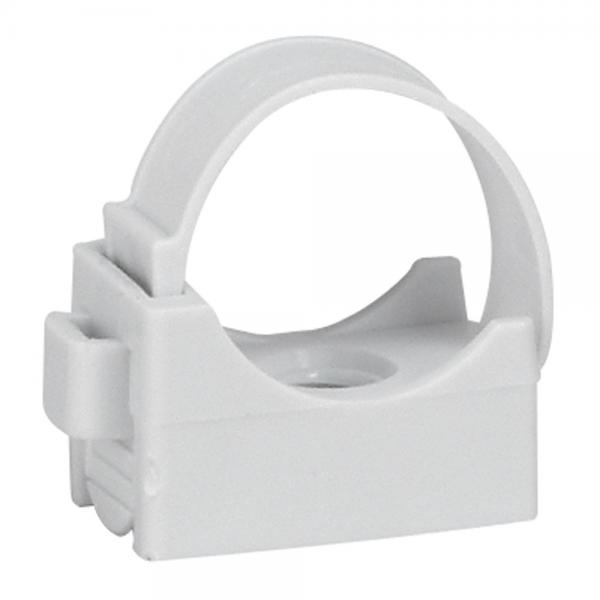 Photo Clipsotube gris RAL7035 pour tube IRL Ø20mm | Ref : 031904