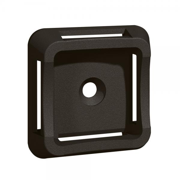 Photo Embase adhsive noire Colring pour colliers largeur 20mm maxi | Ref : 032068