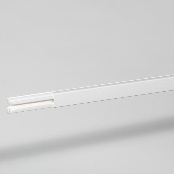 Photo Moulure DLPlus 32x12,5mm 1 compartiment longueur 3m - blanc | Ref : 033311