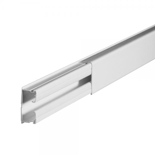 Photo Moulure DLPlus 32x16mm 1 compartiment longueur 3m - blanc | Ref : 033321