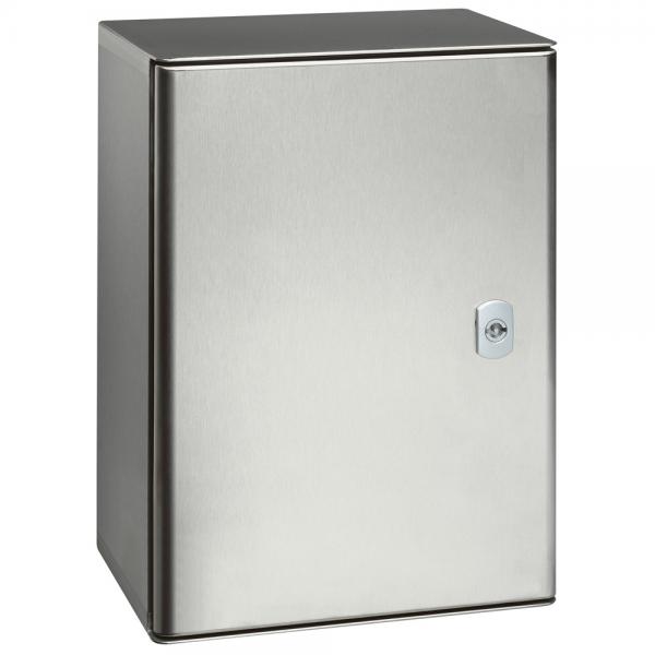 Photo Coffret Atlantic inox 304L vertical avec 1 porte IP66 IK10 - 500x400x200mm | Ref : 035202