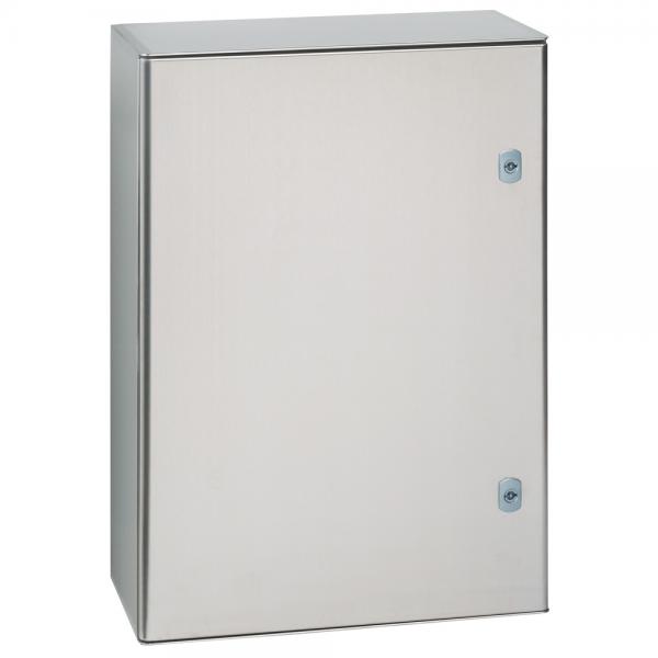 Photo Coffret Atlantic inox 304L vertical avec 1 porte IP66 IK10 - 700x500x250mm | Ref : 035206