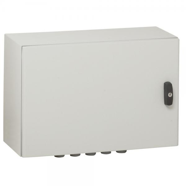 Photo Coffret métal horizontal Atlantic métal IP66 IK10 - 400x600x250mm - RAL7035 | Ref : 035506