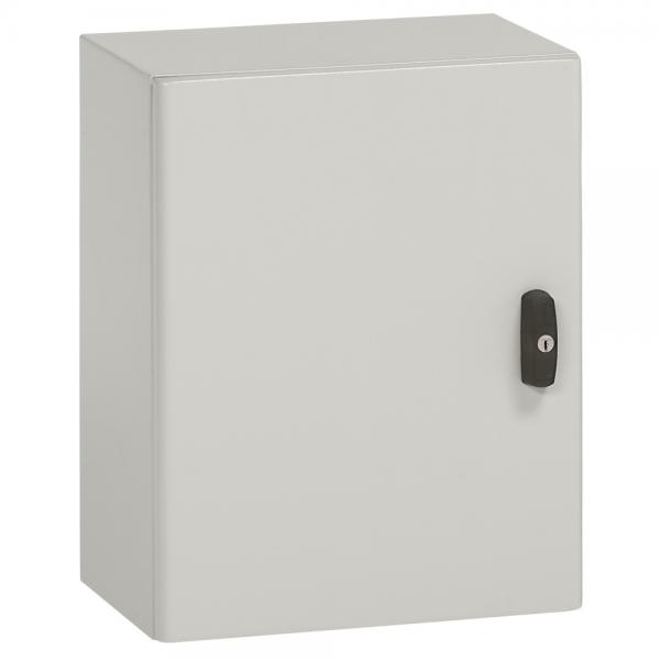 Photo Coffret mtal vertical Atlantic mtal IP66 IK10 - 600x400x250mm - RAL7035 | Ref : 035508
