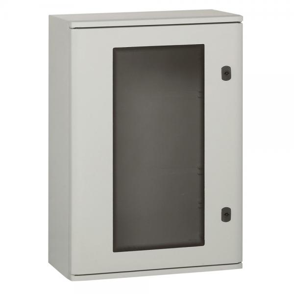 Photo Coffret polyester Marina IP66 IK10Avec porte vitre - 720x510x250mm - RAL7035 | Ref : 036276