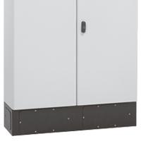 Photo Socle monobloc pour coffret Atlantic métal larg.800mmxprof.400mm - RAL7021 | Ref : 036341
