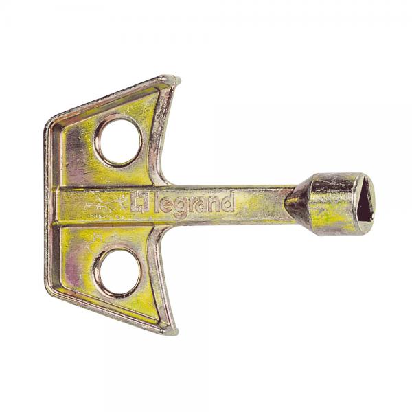 Photo Clé métal pour empreintes triangle mâle de 6,5mm | Ref : 036539