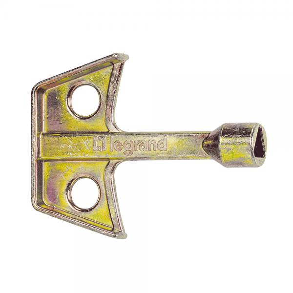 Photo Clé métal pour empreintes triangle mâle de 8mm | Ref : 036540