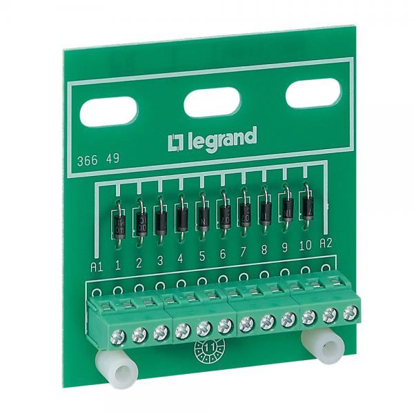 Photo Module de 10 diodes anode commune pour Osmoz  -  fixation sur porte ou plaque | Ref : 036649
