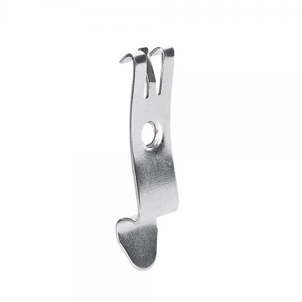 Photo Jeu de 2 pattes pour fixation d'un rail symétrique profondeur 15mm sur porte de coffret Atlantic mét | Ref : 036735