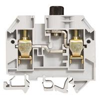 Photo Bloc de jonction sectionnable  vis Viking3 avec 1 jonction pour cartouche 5x20Avec bouchon viss | Ref : 037187