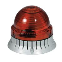 Photo Feu clignotant/fixe 10 candelas - IP 54 - IK 09 - 24 à 230 V~ - rouge | Ref : 041346