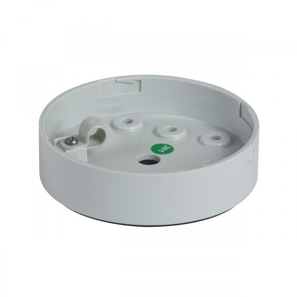 Photo Base pour signalisation lumineuse 12V~/= et 24V~/= faible encombrement avec cblage par le dessous | Ref : 041380