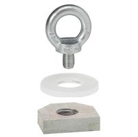 Photo Jeu de 4Anneaux de levage M14 pour armoire Altis métal - pour charge 1000kg | Ref : 047696