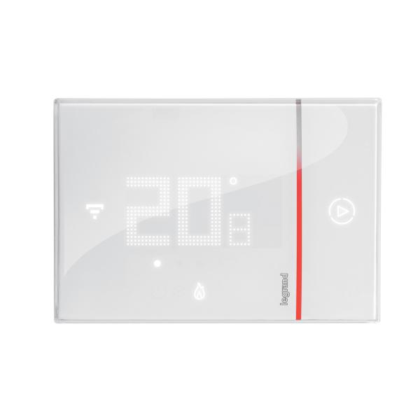 Photo Thermostat Smarther with Netatmo connecté à encastrer - blanc | Ref : 049038