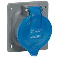Photo Prise  entraxes unifis Hypra IP44 16A  -  200V~  250V~  -  3P+T  -  plastique | Ref : 052019