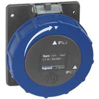 Photo Prise  entraxes unifis Hypra 2P+T IP66/67 - 55  -  200V~  250V~  -  plastique | Ref : 053046