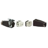 Photo Kit de mini connecteur multiples prolongateur mtal Hypra 250V 10A 3P+T | Ref : 053116