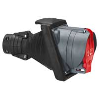 Photo Prisinter mobile Hypra IP44/55 63A - 380V~ à 415V~ - 3P+N+T - caoutchouc | Ref : 053707